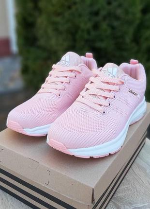 Кросівки adidas neo pink2 фото