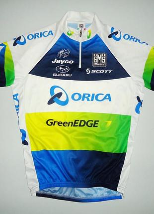 Велофутболка  santini uci orica scott subaru jayco italy cycling jersey велоформа (l)