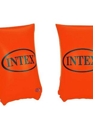 Нарукавники надувні intex | дитячі нарукавники для плавання 23 см*15 см, 3-6 років