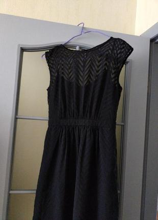 Платье летнее черное