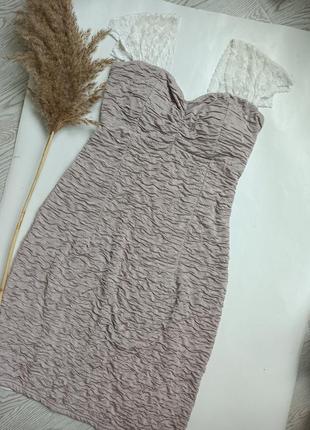 Сукня жатка з гарними кружевними брительками