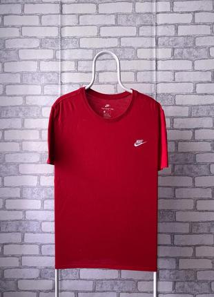 Nike футболка классическая красная3 фото