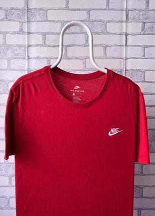 Nike футболка классическая красная4 фото
