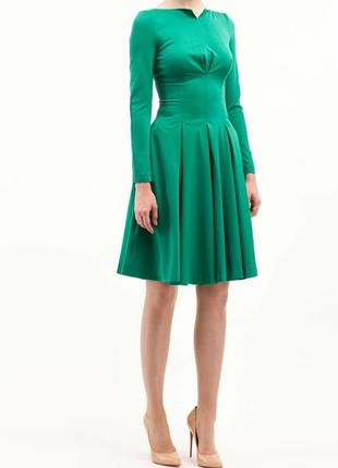 Шикарна сукня/платье смарагдового/ изумрудного кольору bgl