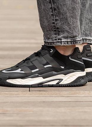 Кроссовки adidas niteball black\white