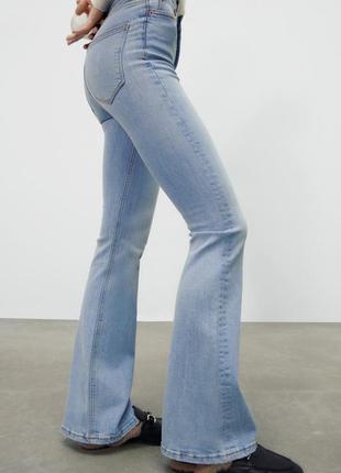 Розкльошені джинси скіні zara3 фото