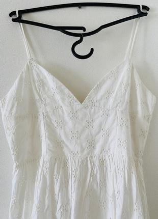 Білий сарафан zara сукня zara белый сарафан