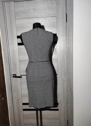 Стильне плаття в полоску lauren ralph платье принт базовое тельняшка9 фото