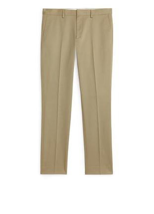 Штани arket slim trousers cotton twill  cos / 48,50,524 фото