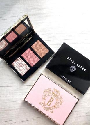 Новинка розкішна палітра контурінг люкс bobbi brown sculpt & glow