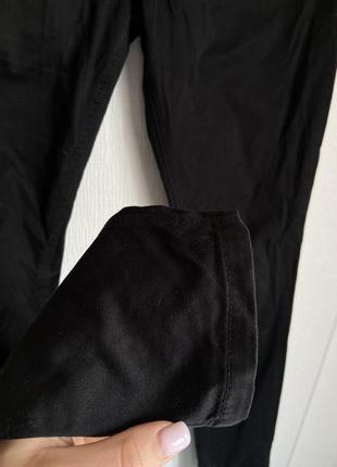 Джинсы черные брюки4 фото