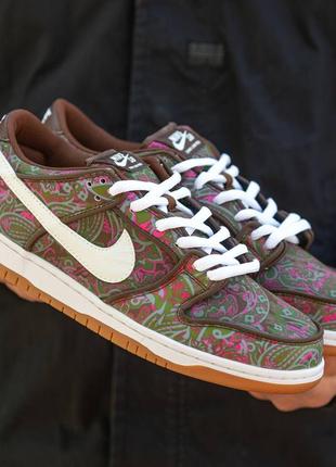 Мужские кроссовки nike sb dunk low pro paisley brown 40-41-42-43-44-451 фото