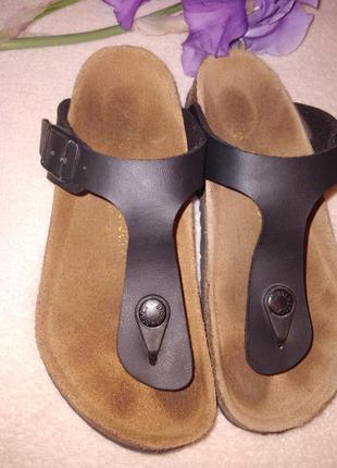 Шлепанцы вьетнамки от birkenstock оригинал,30р.,рабочая длина стельки 20см.