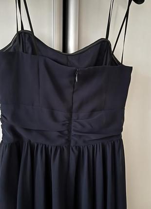 Випускне плаття темно-синього кольору6 фото