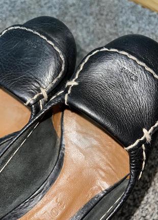 Крутые итальянские 🎉 кожаные ботинки на квадратном каблуке💐4 фото