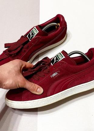 Кроссовки puma suede замшевые оригинал мужские 44 размер7 фото