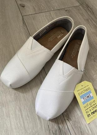 Еспадрильї чоловічі toms white