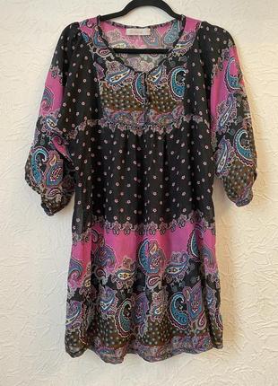 Блуза тунiка 25% шовку