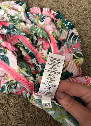 Коттоновый яркий сарафан next 5-7 рок🔥🔥🔥 5