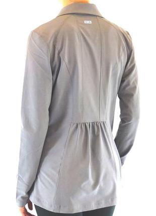 ❤ легкий 100% натуральный жакет пиджак блейзер цвета шалфея на 54 укр размер