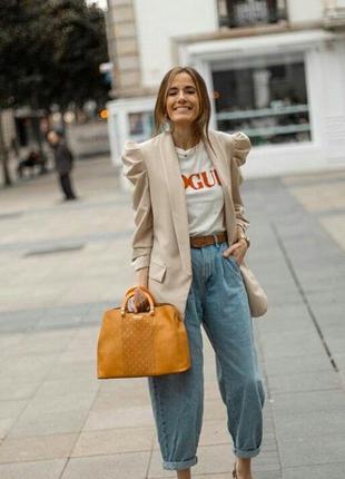 Джинсы slouchy слоучи с высокой посадкой от zara 36р, оригинал, испания