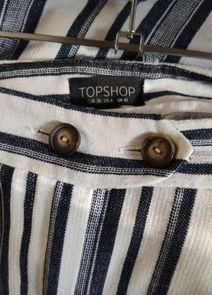 Брюки в смужку topshop4 фото