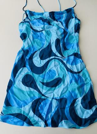 Коротка сукня zara платье вискоза9 фото