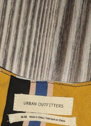 Тонкий комбінезон у смужку із віскози на брителях urban outfitters #7749 фото