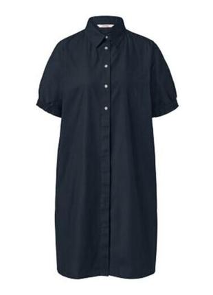 Зручна та якісна темно-синя сукня comfort fit, tchibo (німеччина), р. 36 евро