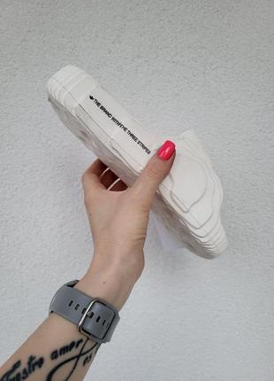 Шлепанцы adidas adilette white3 фото