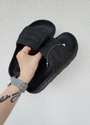 Шлепанцы adidas adilette black3 фото