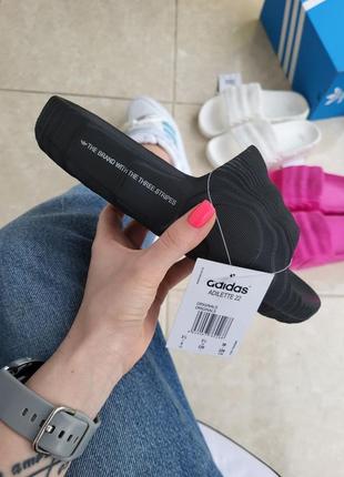 Шлепанцы adidas adilette black5 фото