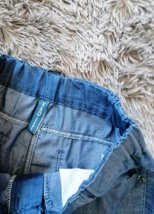 Летние тонкие джинсы джоггеры4 фото