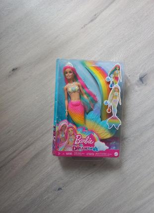 Лялька барбі русалочка змінює колір barbie dreamtopia rainbow magic mermaid doll mattel4 фото