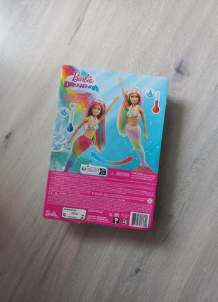 Лялька барбі русалочка змінює колір barbie dreamtopia rainbow magic mermaid doll mattel6 фото