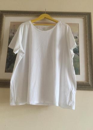 Белая базовая футболка