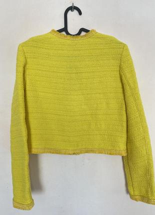 Стильний піджак, жовтого кольору😍2 фото
