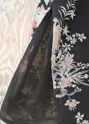 Шифоновая накидка-кимоно кардиган2 фото