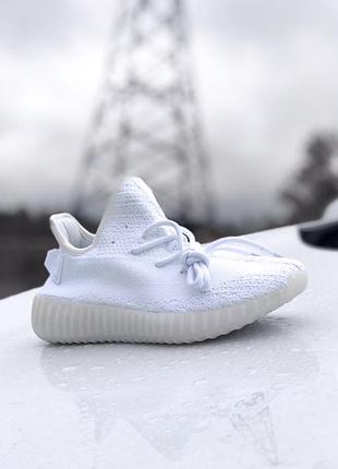 Шикарні кросівки adidas yeezy boost 350 white (весна/ літо/ осінь)