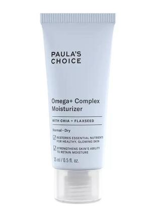 Paula's choice omega+ complex moisturizer питательный крем с комплексом кислот омега-3,6,9, 15 мл1 фото