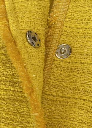 Стильний піджак, жовтого кольору😍6 фото