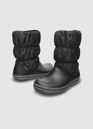 Женские теплые ботинки crocs
