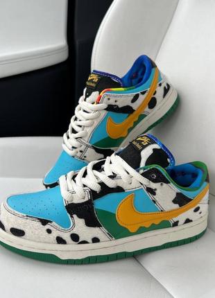 Кроссовки на лето nike sb dunk ben jerry's4 фото