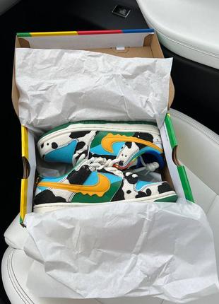 Кроссовки на лето nike sb dunk ben jerry's7 фото