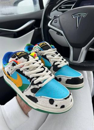 Кроссовки на лето nike sb dunk ben jerry's5 фото