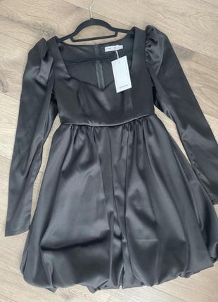 Черное платье one by one размер xs