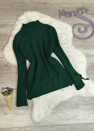 Жіночий светр olko зелений з намистинами розмір 44-46 s-м5 фото