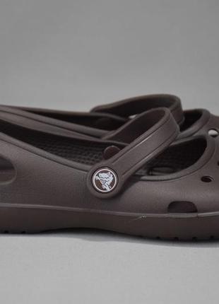 Crocs балетки сандалии босоножки кроксы сланцы женские. оригинал. 37 р./24 см.