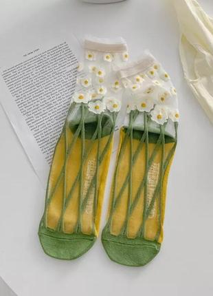 Шкарпетки квіти