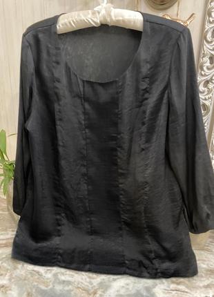 Черная блузка/блуза/рубашка с рукавом & other stories2 фото